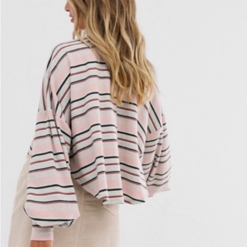 Free people steph mock neck top